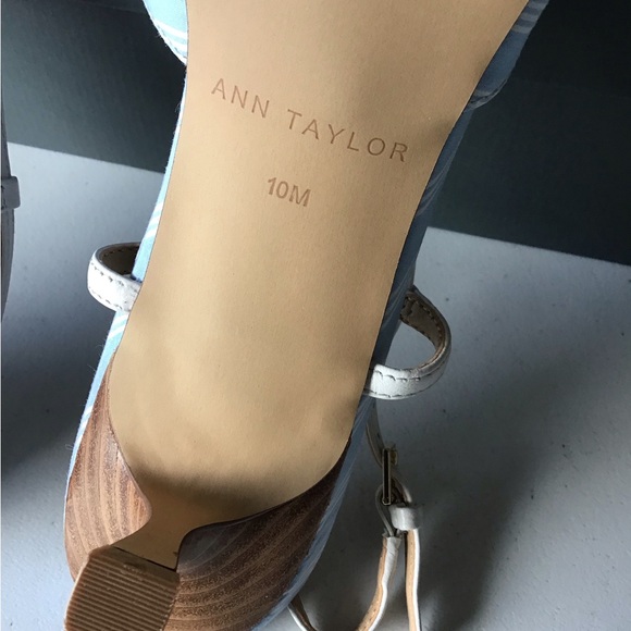 NWB Ann Taylor Bow Slingback Kitten Heel Pumps S10 - Brand New! Beautiful! - Picture 8 of 12